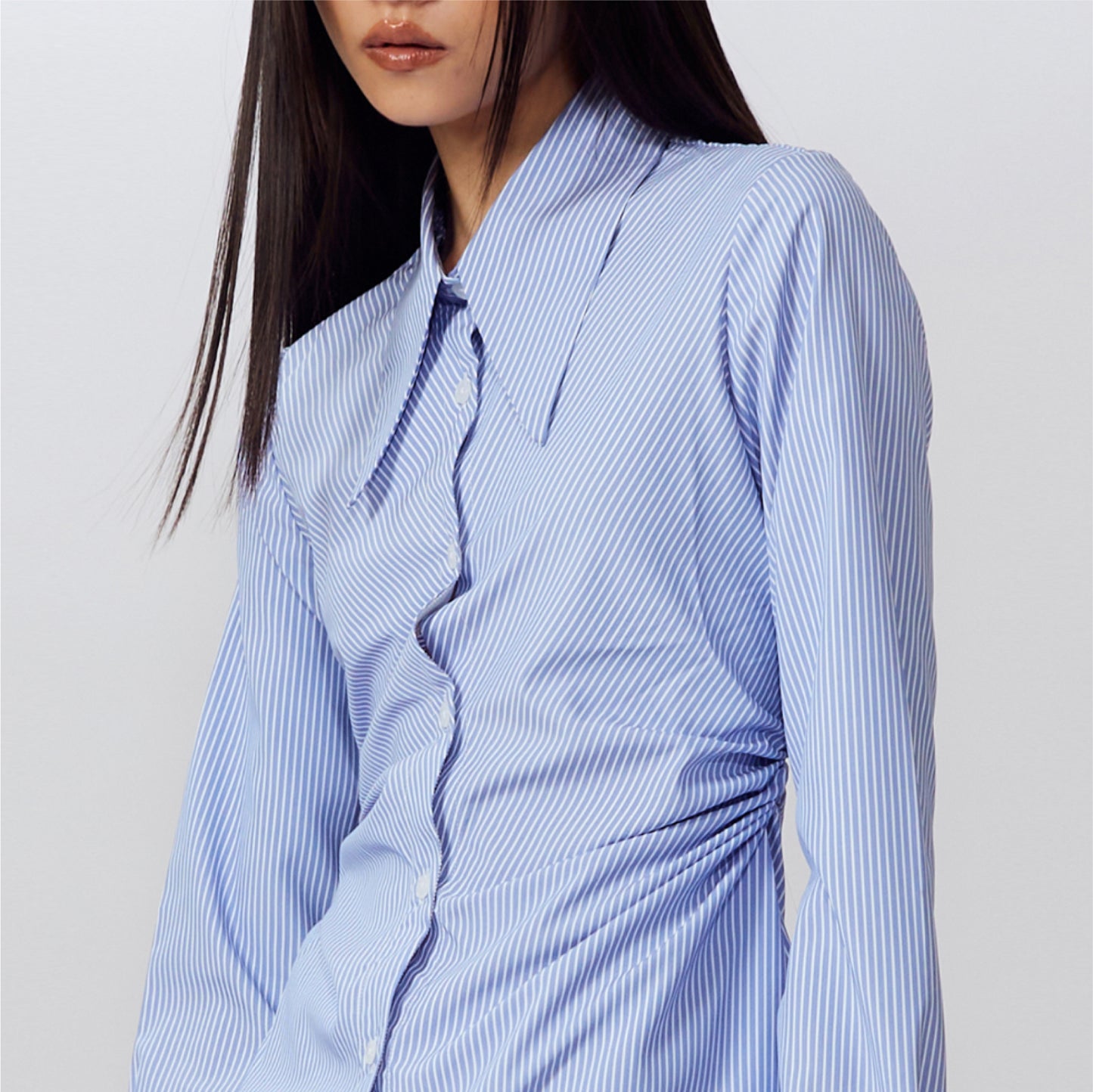 WHITE IVY SHIRT DRESS