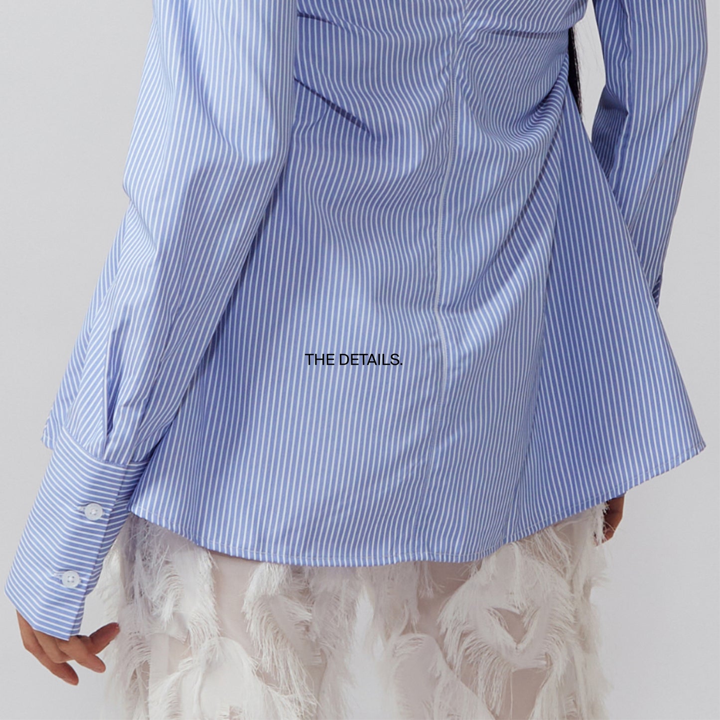 WHITE IVY SHIRT DRESS