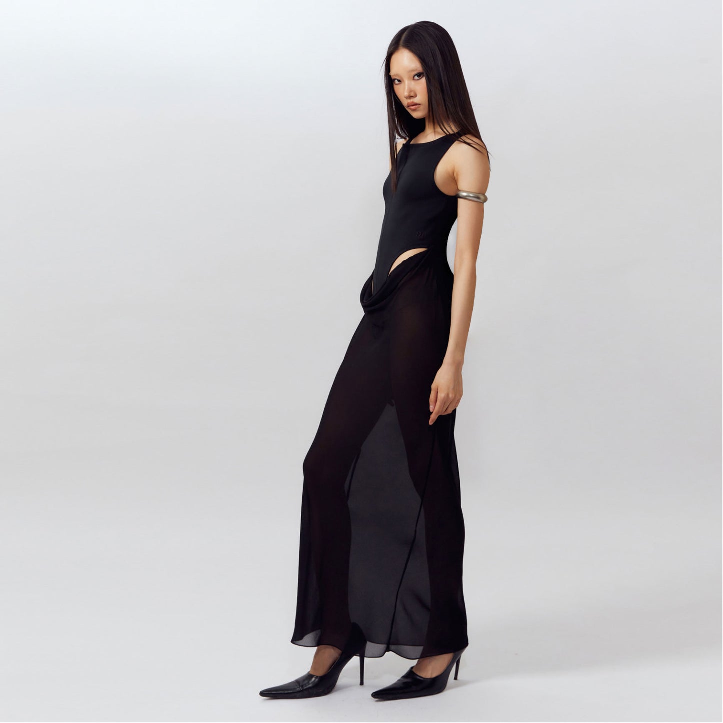 CRESCENT SCULPTED DRESS