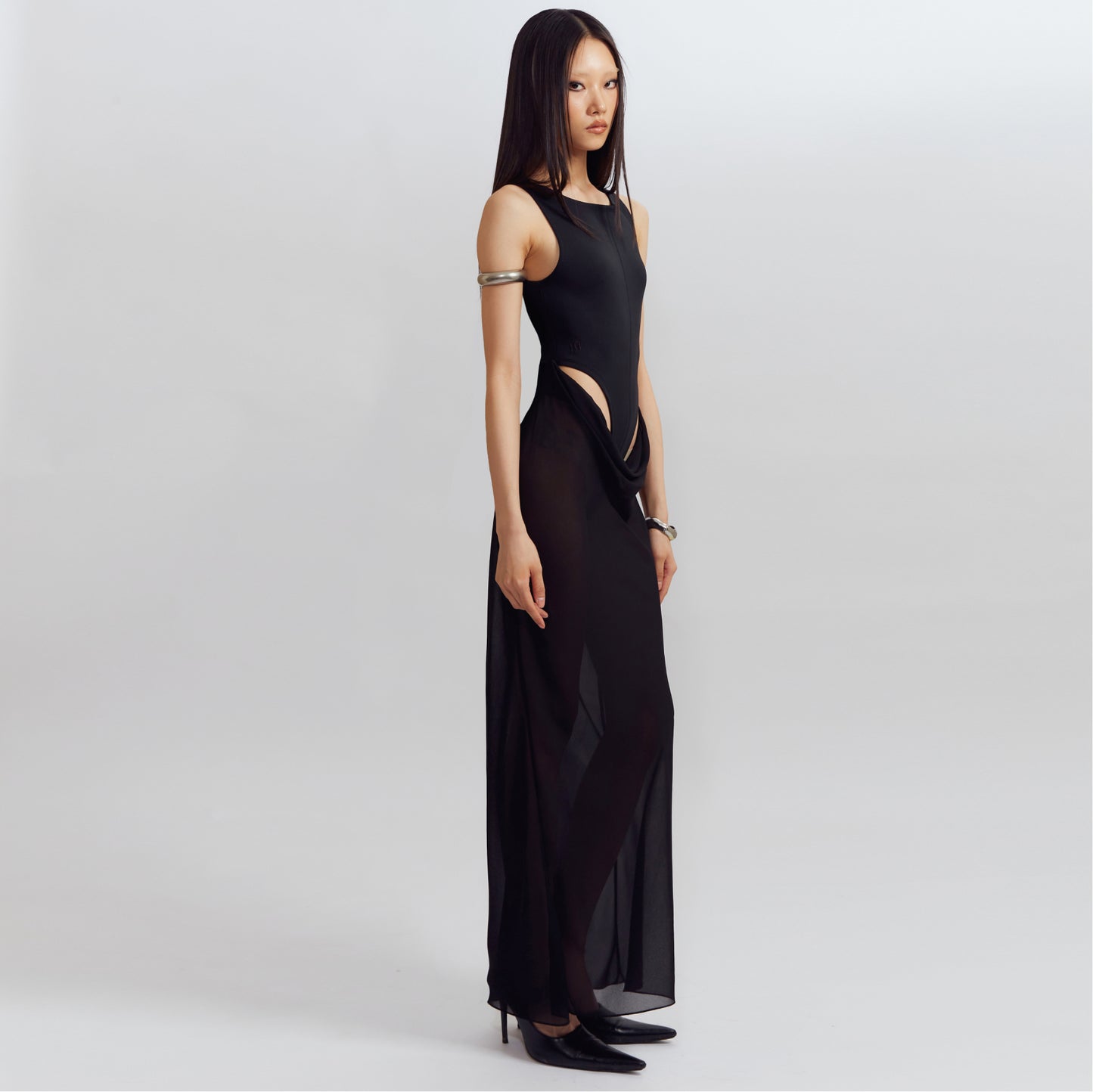 CRESCENT SCULPTED DRESS