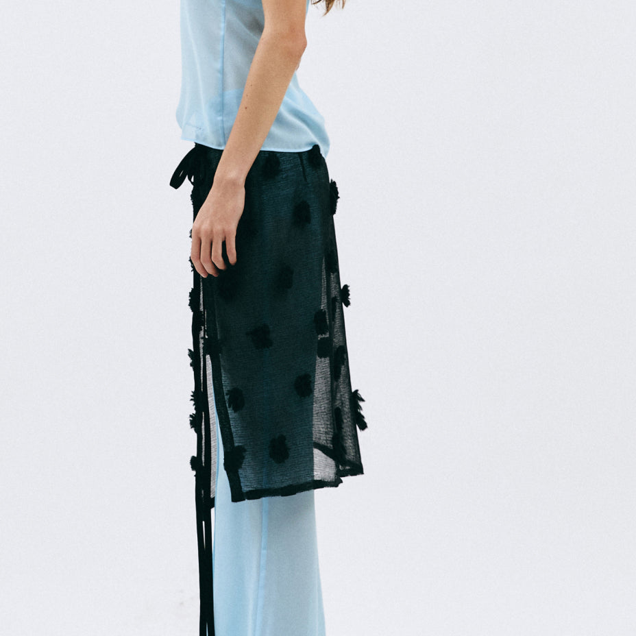 JACKIE WRAP-OVER SKIRT