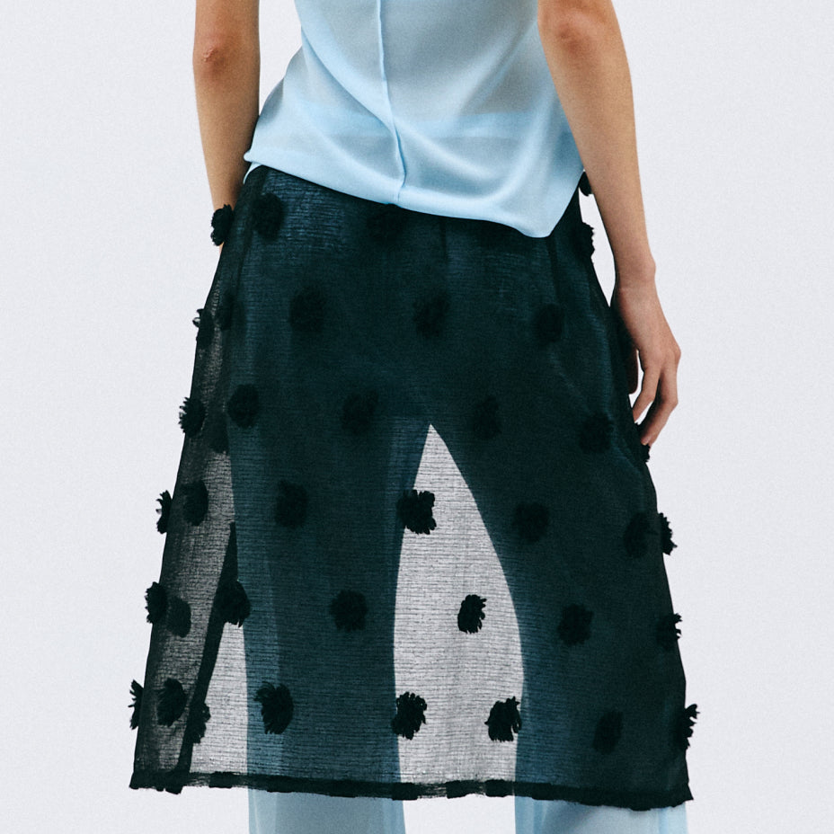 JACKIE WRAP-OVER SKIRT