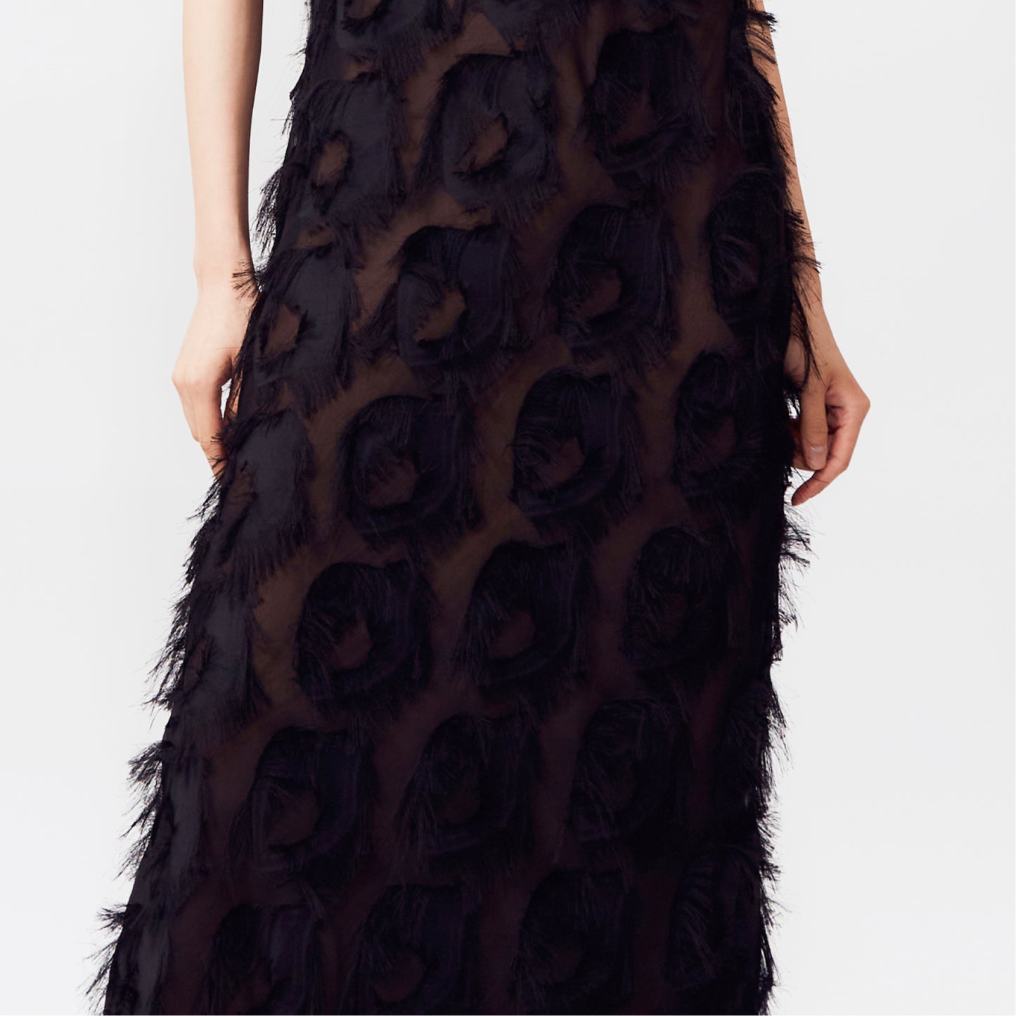 NOIR HALTER DRESS